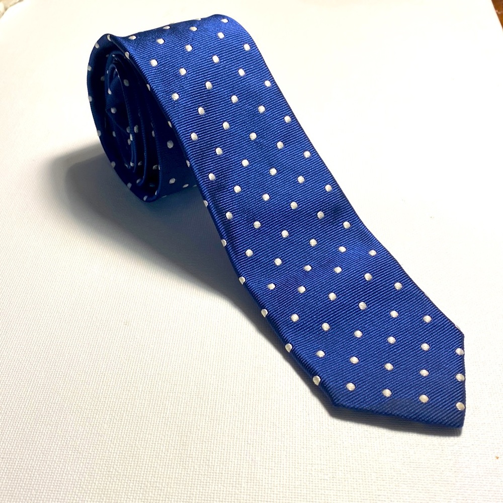 Mens polka dot J.Crew tie